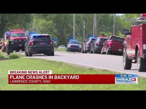 Plane crashes in backyard in Lawrence County, Ohio