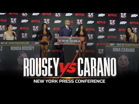 Rousey vs. Carano FULL NYC Press Conference | Diaz vs. Perry | MMA Fighting