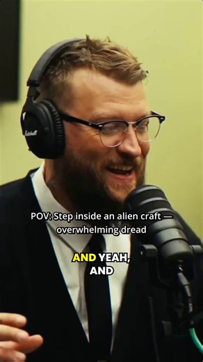 Bob Lazar "I thought I was excited at first, and then an overwhelming sense of dread." 👽🛸That's the exact reaction when he put on the VR mask and stepped inside the recreated alien craft."It's not excitement. It's an ominous feeling.""It's really creepy. It's almost an ominous feeling."The simulation nails the eerie vibe that hits people who’ve seen the real thing.Bob told Chris Ramsey on the Area 52 PodcastWhat would YOU feel walking into something like that?Dread? Fear? Or something you can’