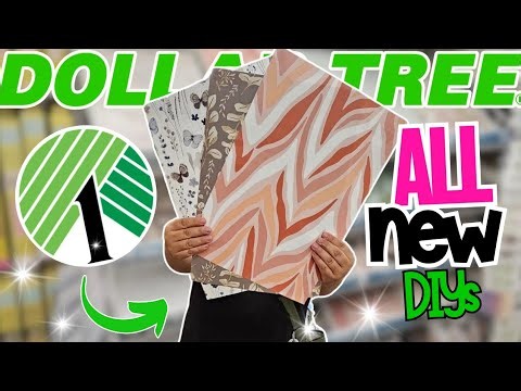 I Made GORGEOUS Dollar Tree DIY Crafts Using Wallpaper! 
