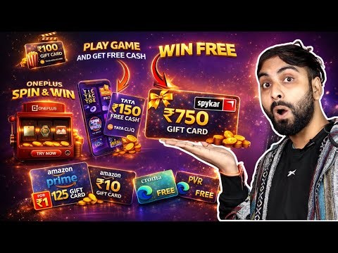 Spyker Rs.750 FREE Voucher | Tata Cliq Play Game Earn FREE Cash | Free Giftcards Offers | 6 Loots