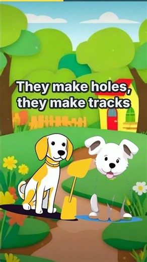 Puppy Paws Dig Dig Dig 🎵 | Puppy Who Song for Kids