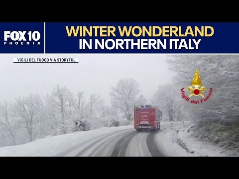 Snowstorm causes travel disruptions, school closures in Italy l FOX 10 Phoenix