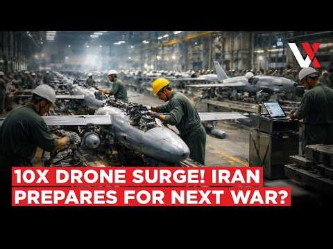 Kamikaze UAVs Vs Iron Dome! Iran Ramps Up Attack Drones Production 10x After US-Israel War | VERTEX