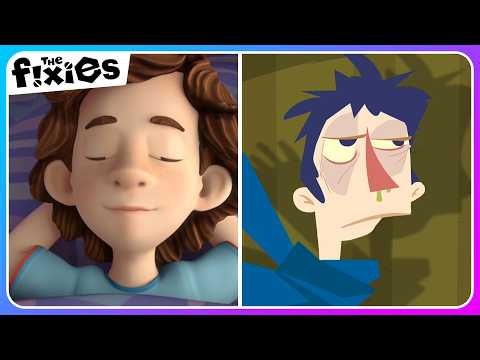 Tom Thomas is Pretending To Be Sick | The Fixies | Educational Cartoons For Kids