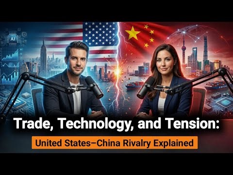 Trade, Technology, and Tension: The United States–China Rivalry Explained | The English Globe