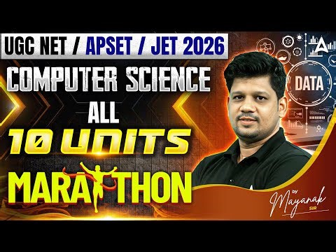 AP SET / JET Computer Science Marathon | AP SET / JET Computer Science All 10 Units Full Revision