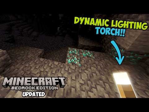 This Makes Torches ACTUALLY Glow in Minecraft Bedrock