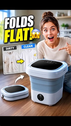 Tiny Washing Machine That Actually Works!#shorts