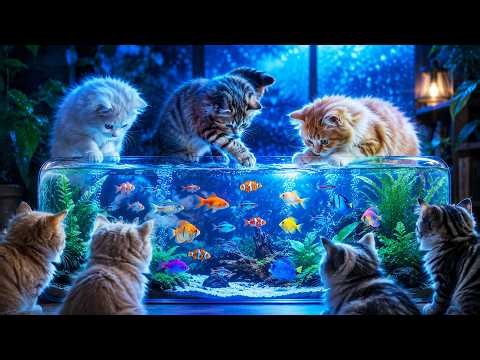 Cat TV Fish Tank: Your Cat Will Go Crazy Trying to Catch These Fish! 🐱🐟🔥