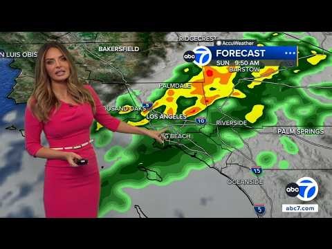 Best chance for rain from Hurricane Marie will be Sunday. See latest SoCal forecast
