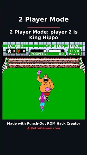 Punch-Out!! 2 Player Mode: Your Friend Plays the Boxer (NES) #miketysonspunchout #nes #nintendo