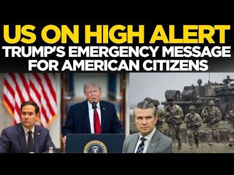 Trump LIVE | Trump Declares EMERGENCY From Whitehouse; Drops NUCLEAR Bombshell On Iran
