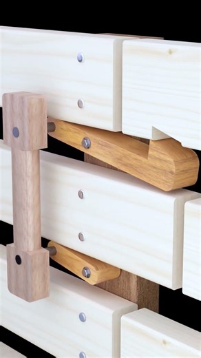 Simple Wooden Sliding Gate Auto Lock Cli