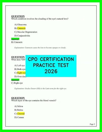 CPO Certification Practice Test 2026 | 150 Real Questions and Answers | Exam Prep Video | 2026 Pro