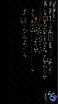 Show that A∩B=A∩C need NOT imply B=C.