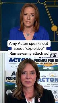 Amy Acton speaks out about 'exploitive' Ramaswamy attack ad