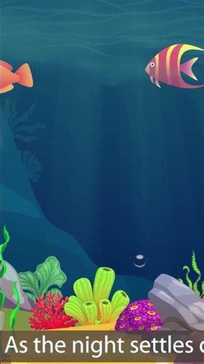 Lullaby for babies to go to sleep fish animation Bedtime Lullaby For Sweet Dreams Shorts #695