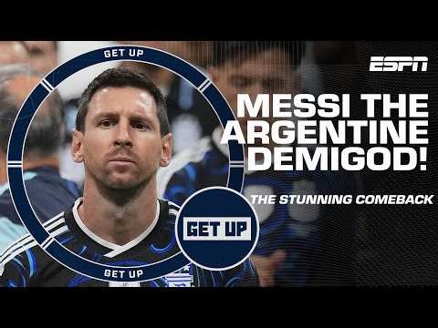 MESSI THE DEMIGOD 😤 Full recap of Leo's SUBLIME passes & Argentina's STUNNING comeback 🤯 | Get Up