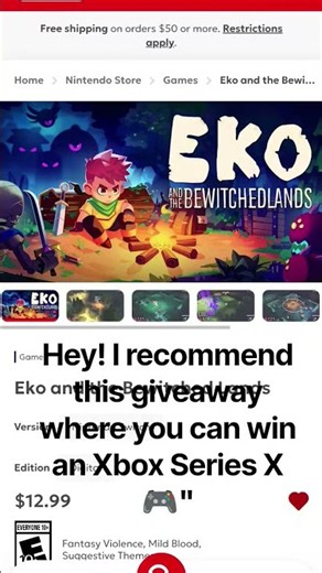 Hey! I recommend this giveaway where you can win an Xbox Series X 🎮"