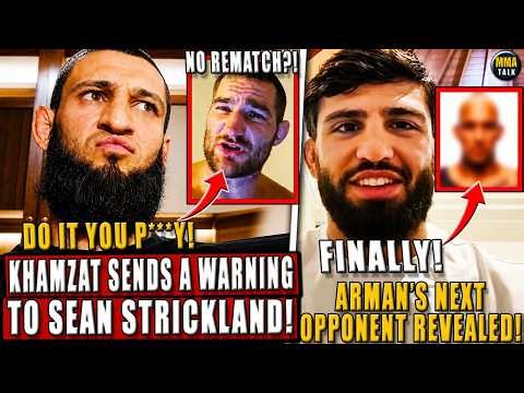 Khamzat SENDS A WARNING to Sean Strickland! Arman REVEALS his next opponent! Costa GOES OFF on UFC!