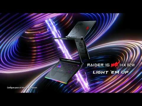 Raider 16 Max HX B2W - Light 'em Up | MSI
