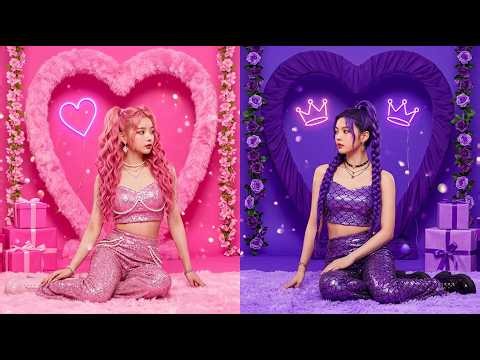 Fancy Jinu vs Simple Rumi Challenge! Secret Room Makeover! 🚪🤫 by 123 GO! GOLD