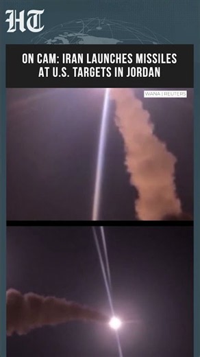 Iran Launches Missiles At US Targets In Jordan, Triggering Fresh Escalation | #shorts