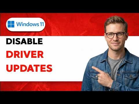 How To Disable Driver Updates On Windows 11 [2026 Full Guide]