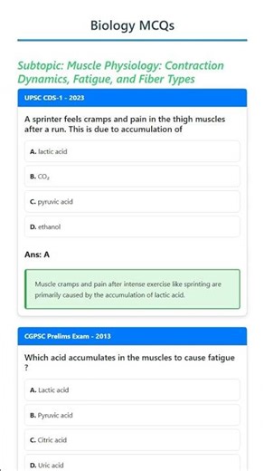 Muscle Physiology: Contraction Dynamics, Fatigue, and Fiber Types