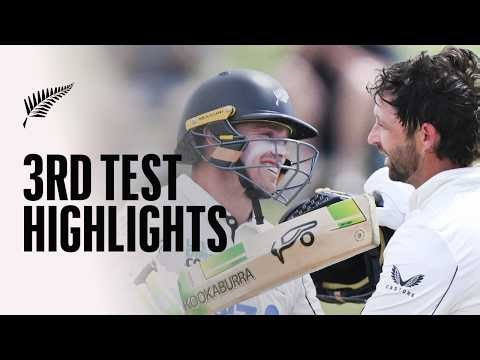 💯 Latham And Conway Break Records | 3rd Test Full Highlights | New Zealand v West Indies