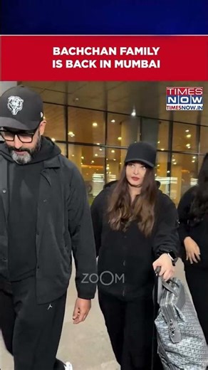 Aishwarya, Abhishek & Aaradhya Back in Mumbai After New Year’s Festivities | Watch #shorts