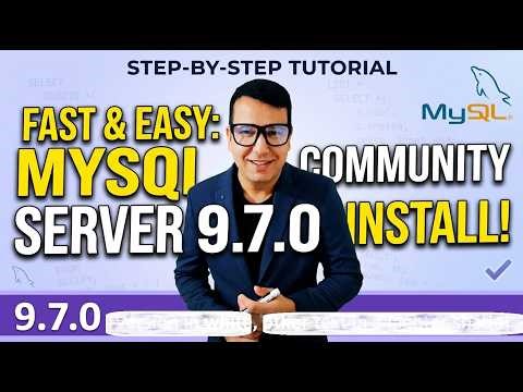How to install MySQL Community Server 9.7.0 LTS