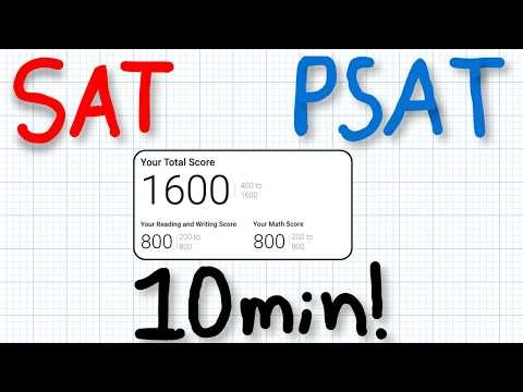 SAT & PSAT Official Guide in 10 Minutes! (2026)