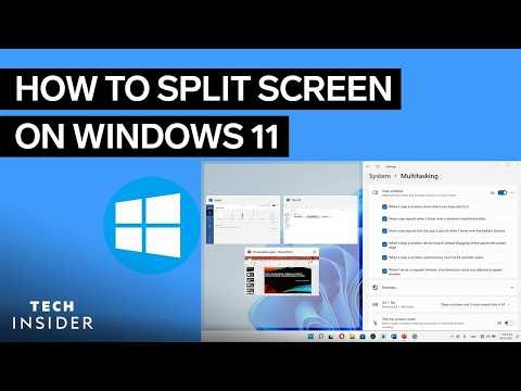 How to split screen on windows 11