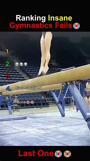 Ranking Insane Gymnastics Fails😭 | #shorts