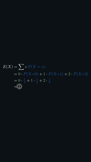 Expected Value: the Long-Run Average (E(X)) #Shorts