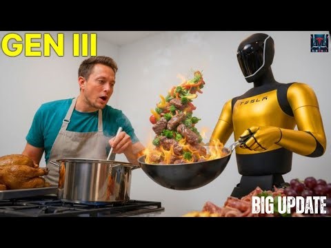 Tesla Bot Gen 3 Officially Dropped Elon Musk Shows New Cooking Skills, Sells Out! Best 2026 Battery!