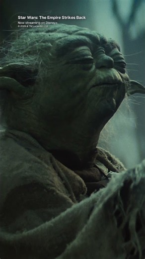 Yoda uses the Force to lift Luke's X-Wing | Star Wars: The Empire Strikes Back
