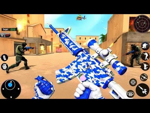 Online strike shooting commando gameplay video Android gameplay 😱