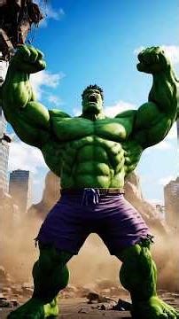 Hulk vs Aliens 😱 | Hulk Saves Earth Alone | #hulk #trend #aihulk #desihulk #hulkvsredhulk #ai