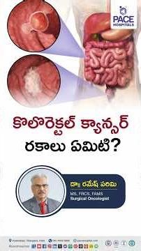 కొలొరెక్టల్ క్యాన్సర్ రకాలు ఏమిటి? | Types of Colorectal Cancer | Colorectal Cancer in Telugu