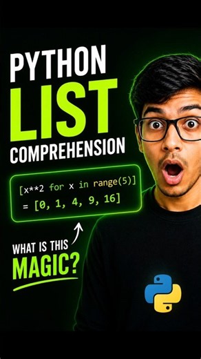 Python List Comprehension Explained | Create Lists in One Line | Python Tutorial for Beginners