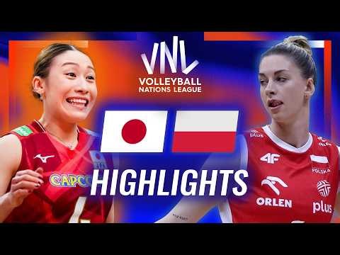 Japan 🇯🇵 vs. Poland 🇵🇱 - Highlights | Week 3 | Women's VNL 2026