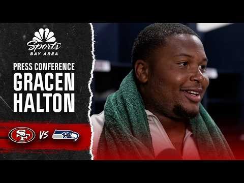 49ers rookie Gracen Halton relives wild defensive touchdown | NBC Sports Bay Area
