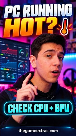 PC Running Hot? 🌡️ Check CPU & GPU Temperatures #Shorts