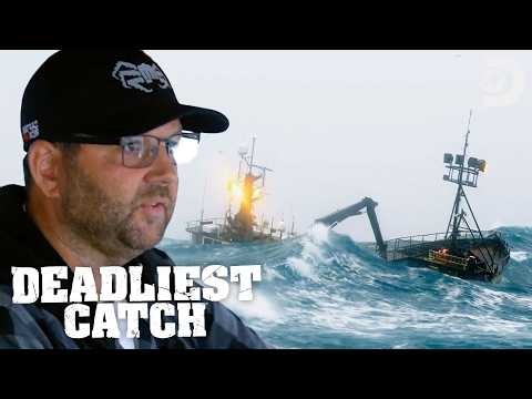 Battling Massive Waves in Season 22 ❗| Deadilest Catch | Discovery