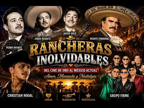 RANCHERAS INOLVIDABLES 🤠🔥 | Del Cine de Oro al México Actual | Amor, Mariachi y Nostalgia