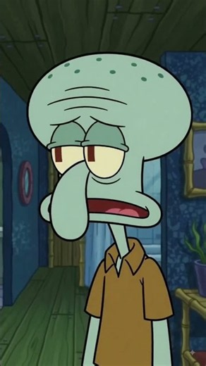 Squidward’s Quiet Night 🌧️🎧 | After a Long Day