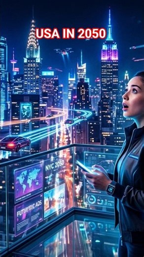 A Day in Future America 2050 🇺🇸 | AI Imagined Life in USA | Future Technology#like #Sub#USAJDX